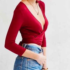 kimchi blue wrap top